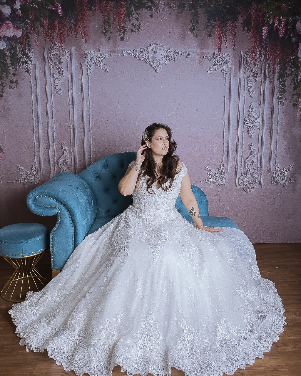 Vestido de noiva modelo Celeste - Godare Bauru